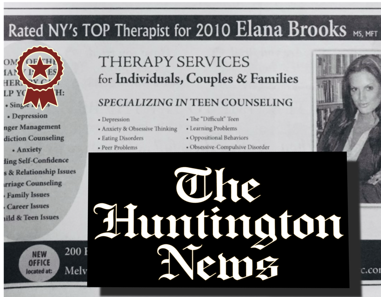 Huntington News feature recognizing Elana Brooks